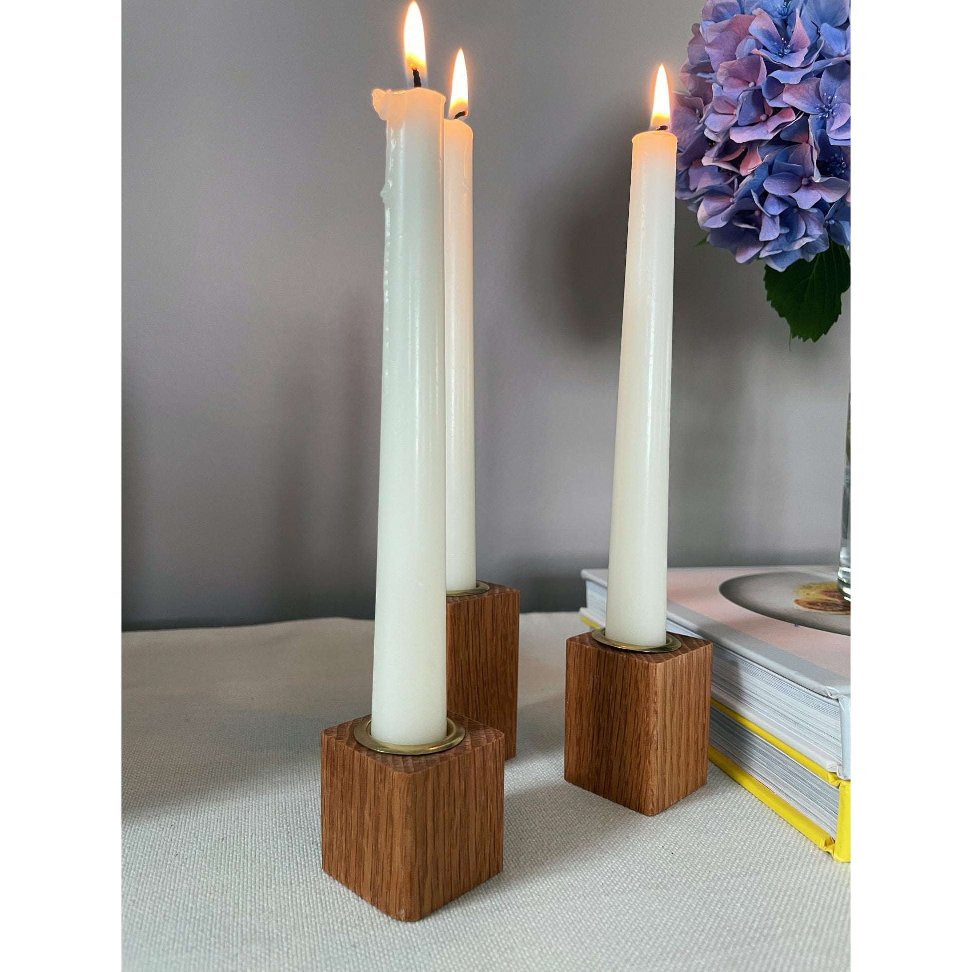 Ceramic Taper Candle Holder, Candle Holders for Candlesticks with 4 Holes,  Modern Candlesticks Holders, Table Centerpiece Candle Stick Holders for