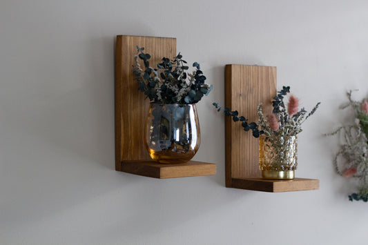 Small Wall Hanging Shelf | Small Plant Shelf
